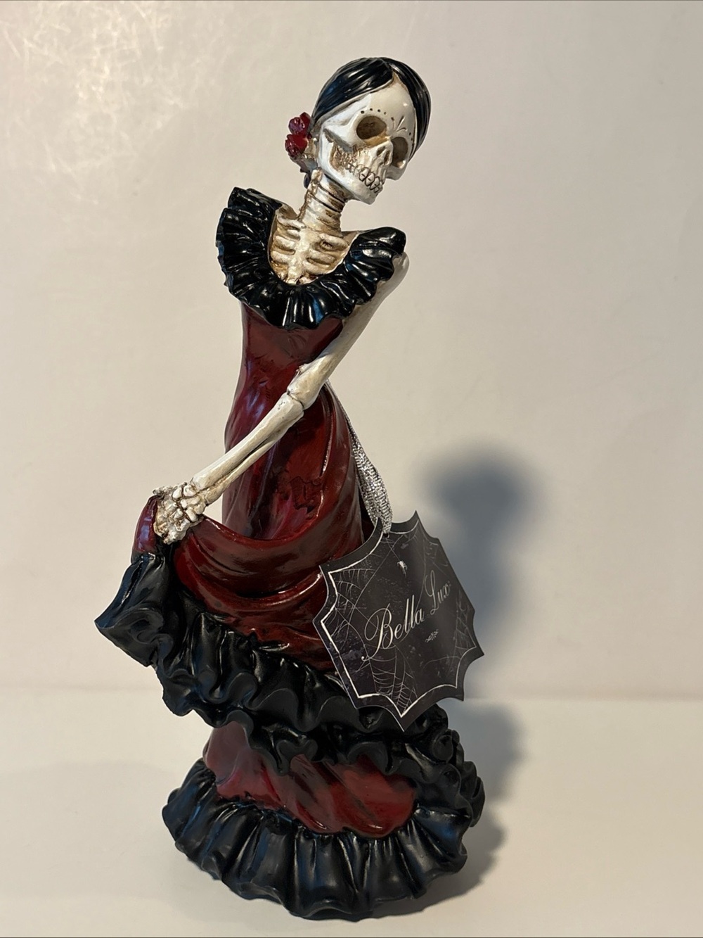 10” Resin Catrina Day Of The Dead By Bella Luxx NWT